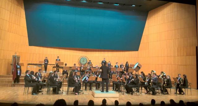 Gran actuación de la banda municipal torreña en el auditorio 'Víctor Villegas' de Murcia