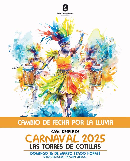 El desfile de Carnaval llenará de color, música y fantasía las calles de Las Torres de Cotillas con cerca de 750 participantes