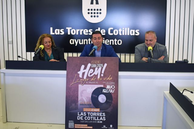 La gira 2026 del tributo musical a Julio Iglesias se estrenará en Las Torres de Cotillas