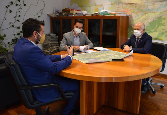 Las Torres de Cotillas presenta al Ayuntamiento de Murcia el diseño óptimo del trazado de la N-344 hacia la autovía A-7