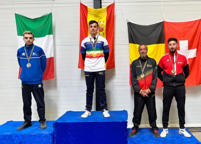 Jesús Escacho, del club Petanca La Salceda, se proclama campeón del mundo