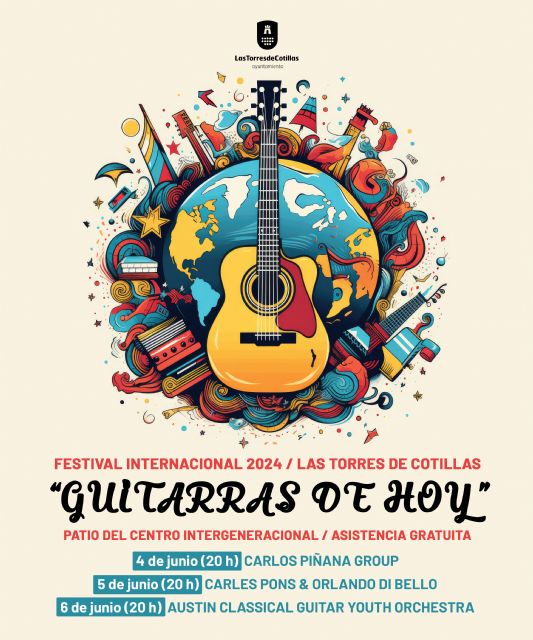 El cartagenero Carlos Piñaña participará en el festival internacional 'Guitarras de hoy'