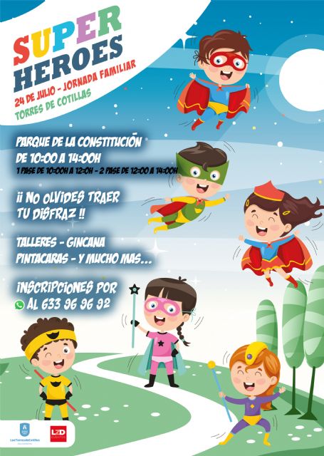 'Superhéroes', una jornada familiar de lo más divertida en el Parque de la Constitución