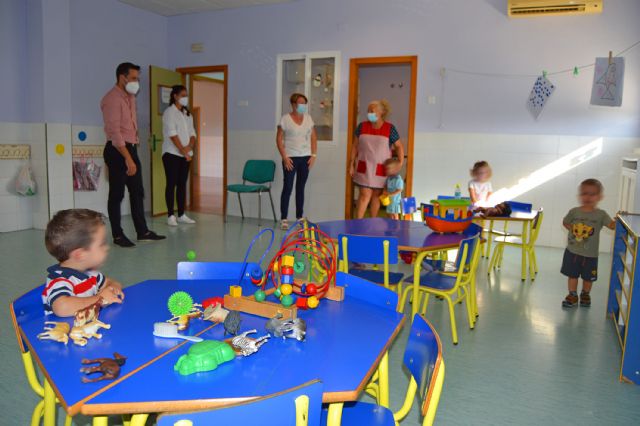 112 menores comienzan el curso en las escuelas infantiles municipales de Las Torres de Cotillas