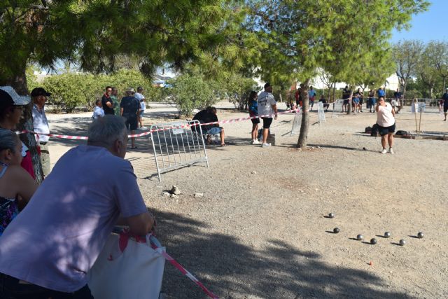 Cerca de 110 equipos participan en el III Open Internacional de Petanca de Las Torres de Cotillas