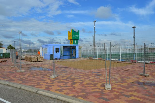 Comienzan las obras de construcción de la cantina del polideportivo municipal de Las Torres de Cotillas