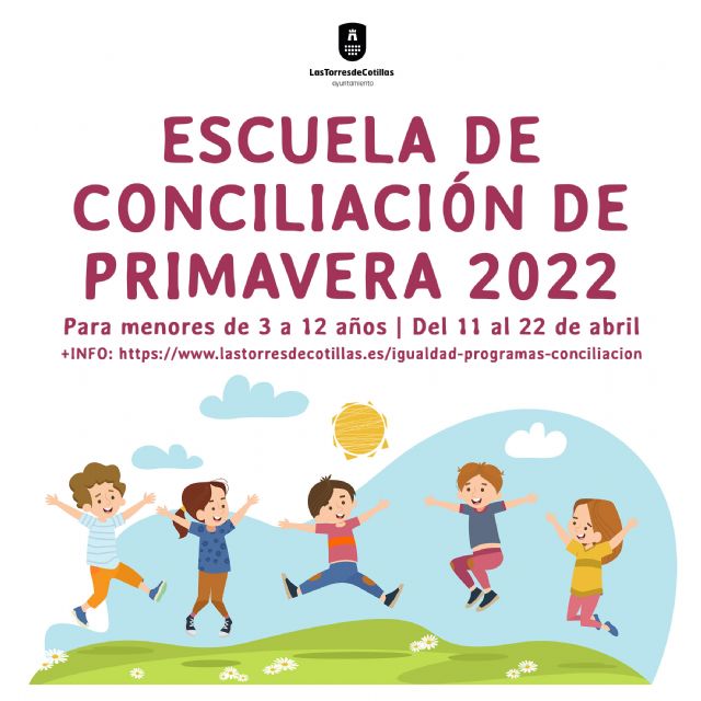 La Escuela de Conciliación de Primavera, destinada a escolares de 3 a 12 años, abre su inscripción