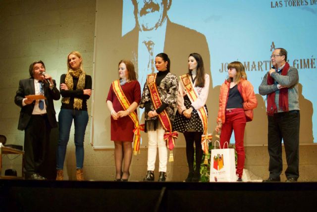 Las Torres de Cotillas rindió homenaje a su poeta José Martínez