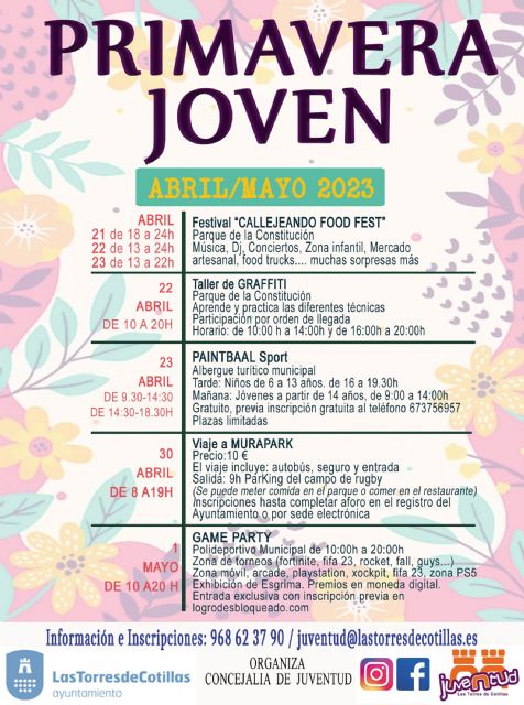 La Primavera Joven 2023 propone diversas actividades gratuitas