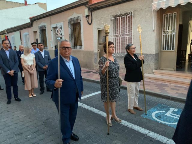 El Sagrado Corazón Jesús, muy arropado en su procesión anual en Las Torres de Cotillas