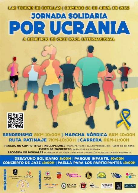 Las Torres de Cotillas recaudará fondos para Ucrania con una jornada solidaria