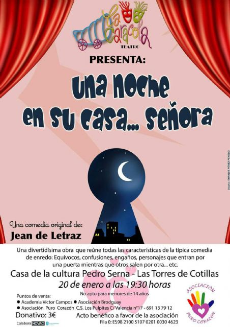 La asociación 'Puro Corazón' propone una obra de teatro solidaria