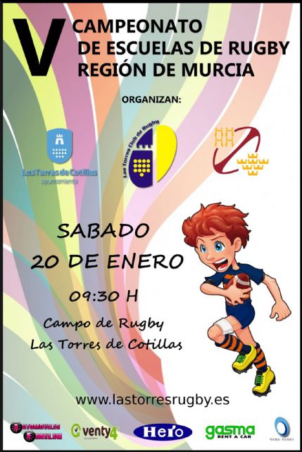 Los jóvenes jugadores de rugby de la Región vuelven a darse cita en Las Torres de Cotillas