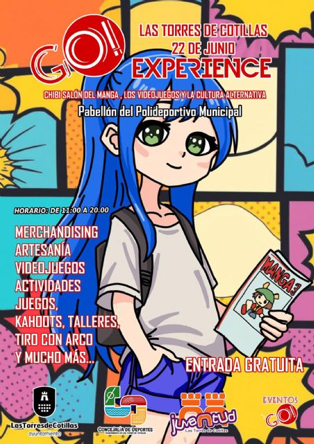 El manga, los videojuegos y la cultura alternativa llegan a Las Torres de Cotillas de la mano del 'Go! Experience'