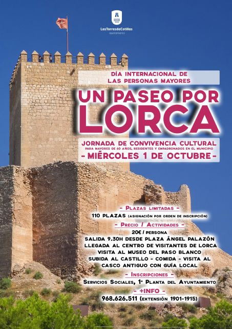 Una jornada cultural en Lorca para celebrar el Día Internacional de las Personas Mayores