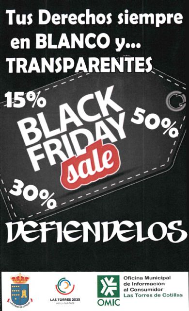 La Concejalía de Comercio y Consumo aconseja ante el 'Black Friday'