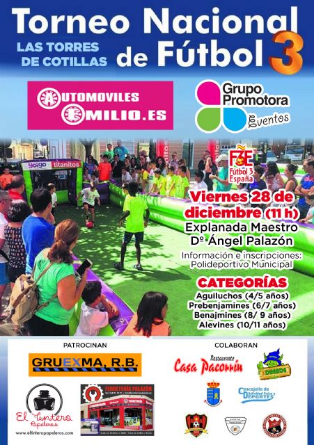 La Navidad trae a Las Torres de Cotillas un torneo infantil de fútbol 3
