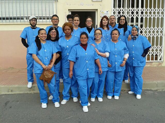 La asociación 'Columbares' desarrolla en Las Torres de Cotillas un curso de limpieza con certificado de profesionalidad