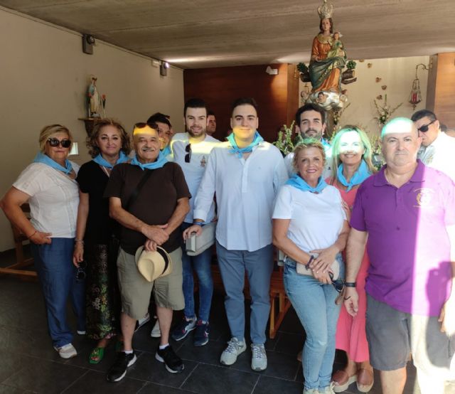 El PP de Las Torres de Cotillas con nuestra Patrona la Virgen de la Salceda en la Romería de bajada de su Ermita de El Coto