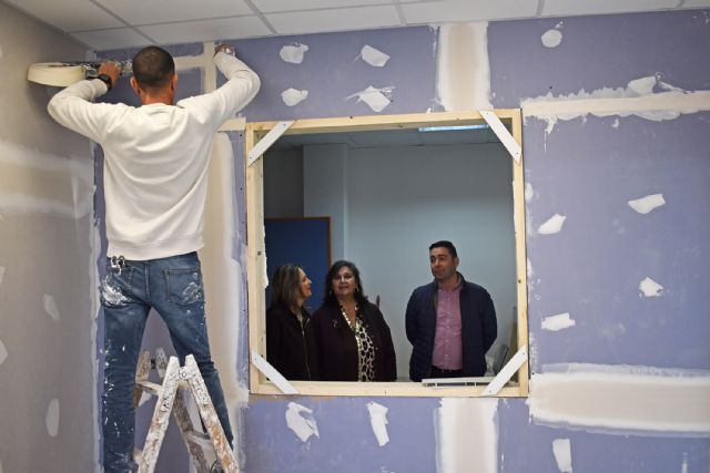 Comienzan las obras de adecuación y mejora de la funcionalidad del centro municipal de Los Pulpites