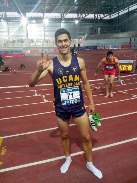 El atleta torreño Sergio Jornet, bronce nacional de pruebas combinadas en categoría promesas