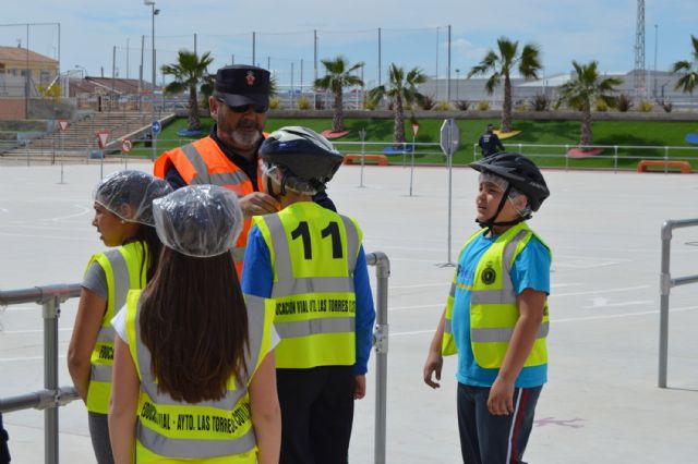 Finaliza la parte práctica de una nueva campaña escolar de educación vial en Las Torres de Cotillas