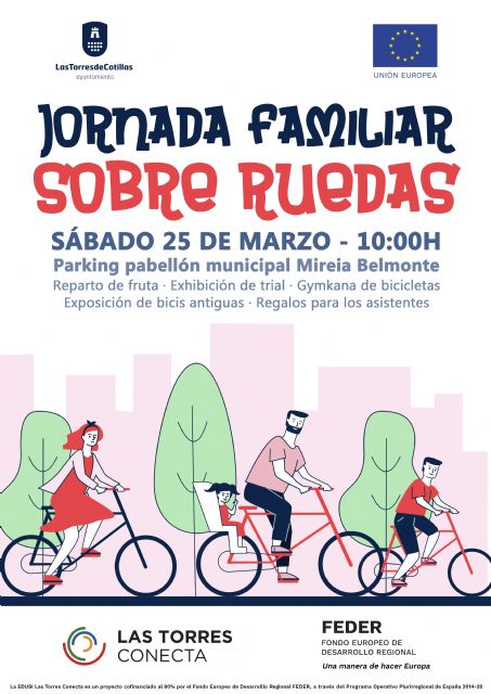 Una jornada familiar sobre ruedas de lo más saludable