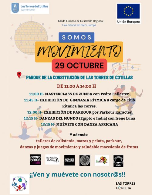 La EDUSI invita a disfrutar del baile, la danza y el deporte multicultural con la jornada 'Somos movimiento'