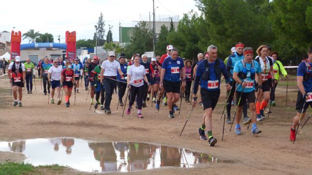 Juan Pérez y Ana Parra se imponen en el campeonato regional de marcha nórdica disputado en Las Torres de Cotillas