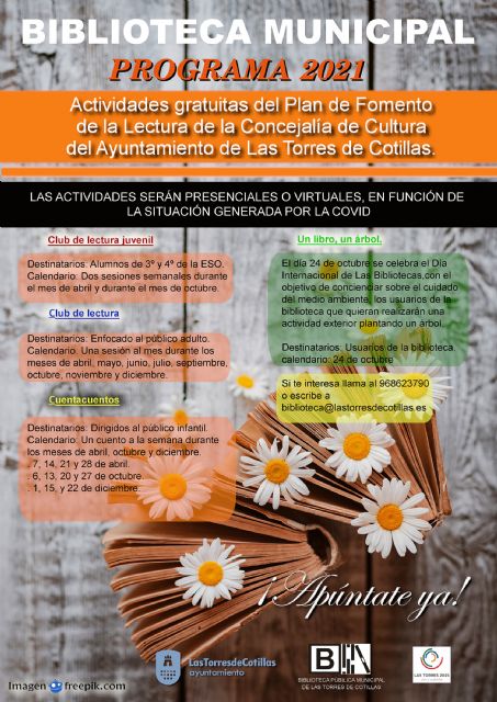 El plan de fomento de la lectura de la biblioteca municipal propone cuentacuentos y clubes de lectura gratuitos