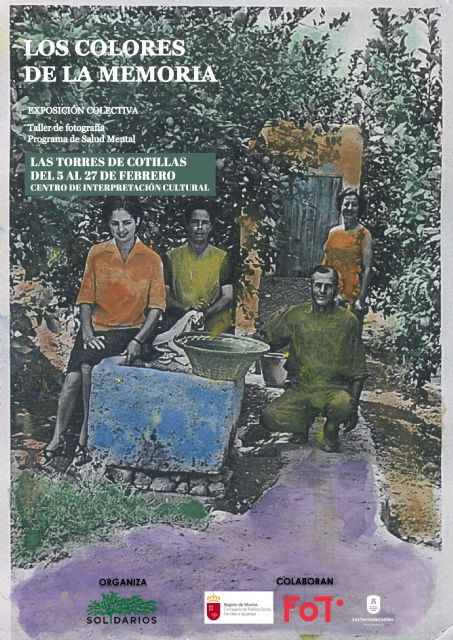 'Los colores de la memoria' llega a Las Torres de Cotillas como una exposición colectiva que une fotografía, pintura y salud mental