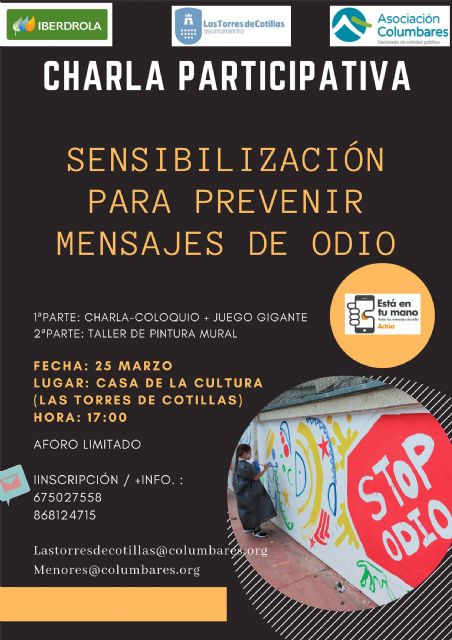 La asociación 'Columbares' propone una actividad de sensibilización para prevenir mensajes de odio