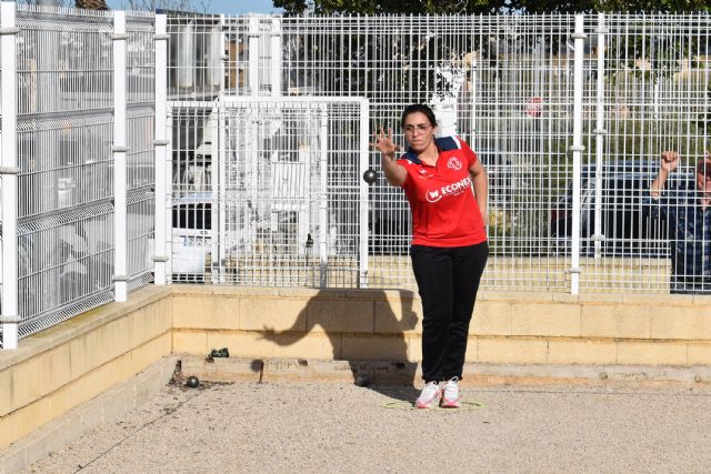 Encarni Alcolea y Encarni Saorín, del Petanca La Salceda, ganan la primera etapa del Petanca Región de Murcia Tour 2025