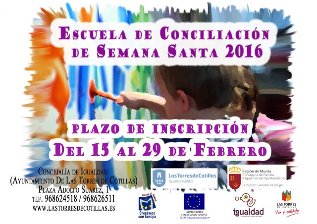 La inscripción para la Escuela de Vacaciones de Semana Santa torreña, a punto de cerrarse