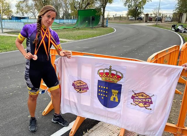 La patinadora torreña Lola Hernández, campeona de España máster 40