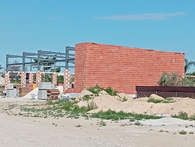 Directo del Bancal denuncia la construcción de un macro salón de celebraciones en plena huerta de Las Torres de Cotillas