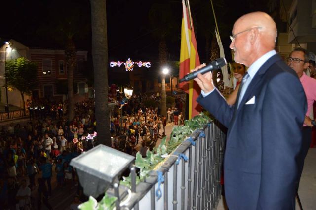 La espectacular Quema del Raspajo puso el colofón un año más a las fiestas de Las Torres de Cotillas