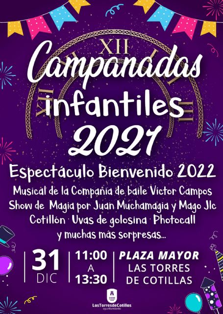 Las Campanadas Infantiles despedirán 2021 con un espectáculo a lo grande