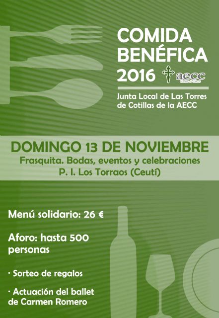 La Junta Local torreña de la AECC celebra una nueva edición de su tradicional comida solidaria