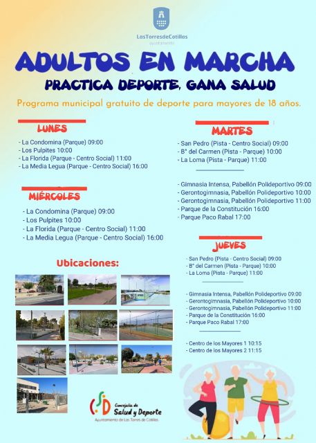 Arranca una nueva edición del programa 'Adultos en marcha', con actividades saludables al aire libre