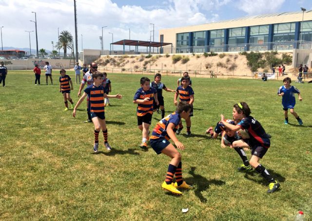 Las jóvenes promesas del rugby murciano protagonizan una gran jornada en Las Torres de Cotillas