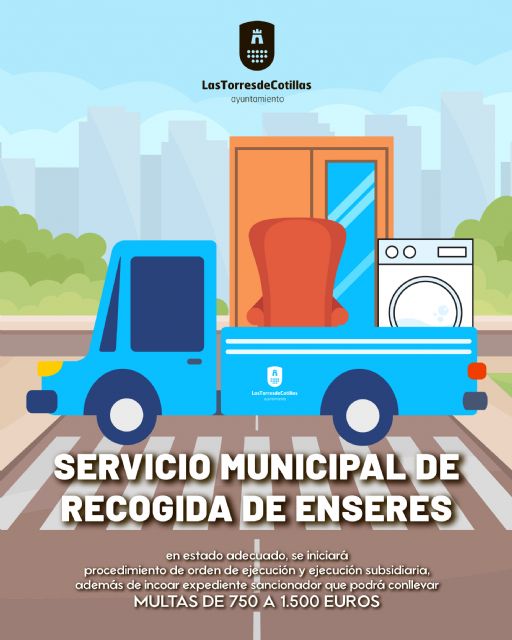 Comienza una campaña recordatoria del servicio municipal gratuito de recogida de enseres a domicilio