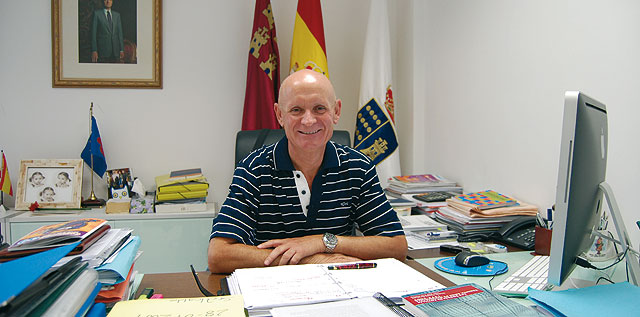El alcalde de las Torres de Cotillas, Domingo Coronado
