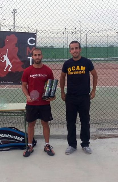 José Lucas se impone en el 'I Open de Tenis Vega Media' disputado en Las Torres de Cotillas