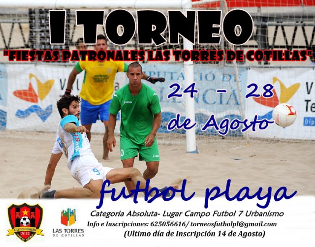 Fútbol playa en las Fiestas Patronales de Las Torres de Cotillas