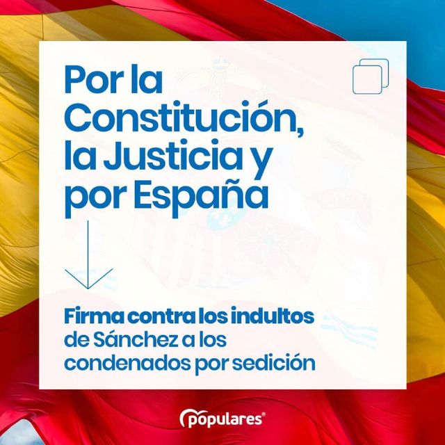Desde el Partido Popular torreño se hace una defensa clara de la Constitución y las instituciones ante los ataques de Pedro Sánchez