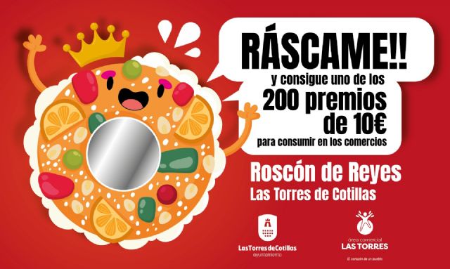 El Roscón de Reyes de Las Torres de Cotillas esconderá 2.000 euros en premios