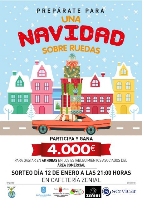 Premio de 4.000 euros en la campaña de Navidad del 'Área Comercial Las Torres'