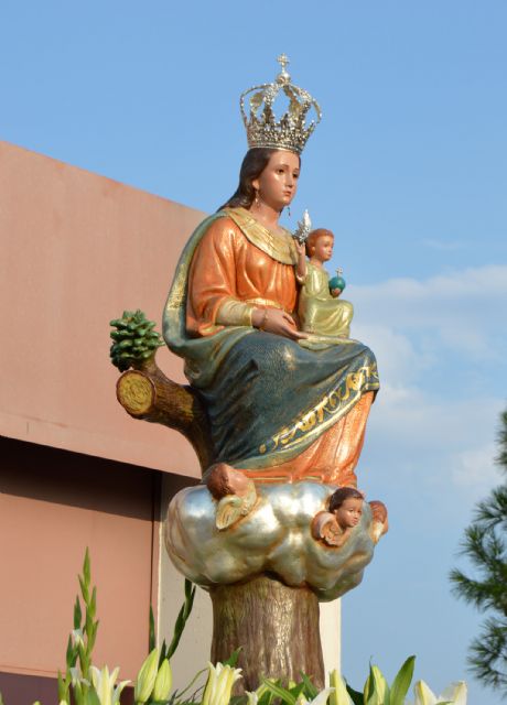 La Virgen de la Salceda, preparada para volver en romería a su ermita