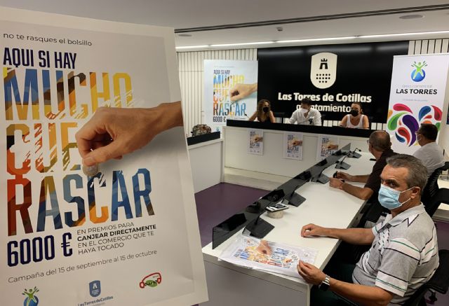 Una campaña de 'rasca y gana' repartirá 6.000 euros en premios en Las Torres de Cotillas